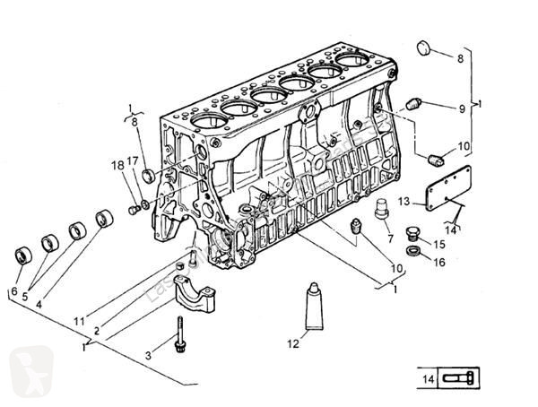قطع غيار الآليات الثقيلة Renault Bloc-moteur...