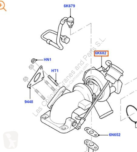 قطع غيار الآليات الثقيلة Ford Turbocompresseur...