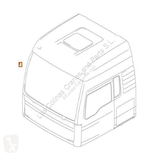 قطع غيار الآليات الثقيلة MAN Cabine 81600007848...