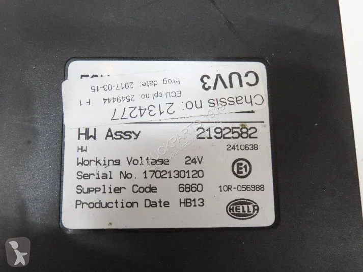 قطع غيار الآليات الثقيلة Hella 2549444 CUV3...