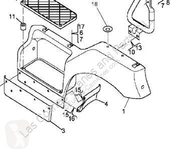 قطع غيار الآليات الثقيلة Renault Marchepied...