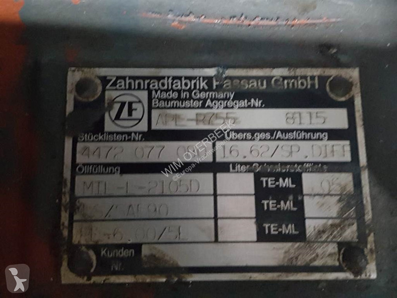 Vrachtwagenonderdelen ZF APL-R755 - Axle...