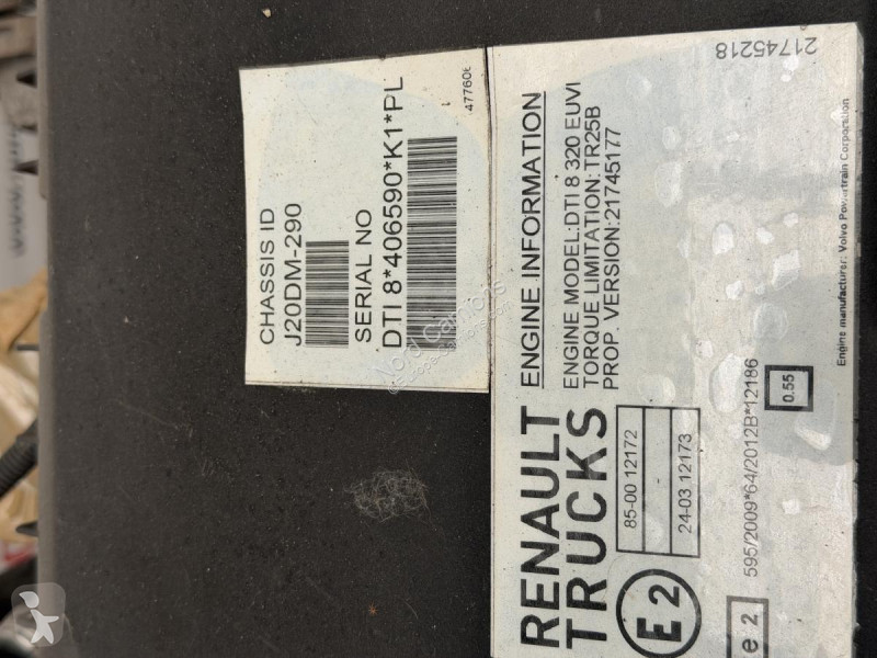 قطع غيار الآليات الثقيلة Renault  DTI 8 Step B