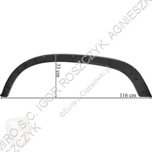 قطع غيار الآليات الثقيلة Iveco FH4 RH MUDGUARD...
