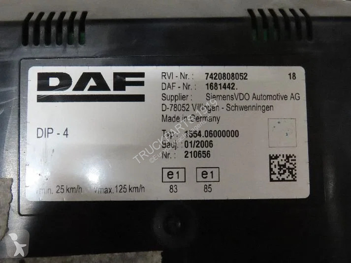 قطع غيار الآليات الثقيلة DAF Electrical System...
