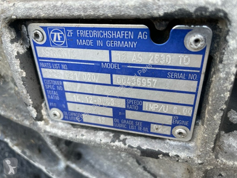 قطع غيار الآليات الثقيلة Ginaf ZF ASTRONIC...