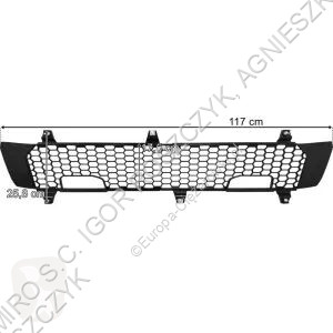 Części ciężarówki Scania R SERIES UPPER GRILLE...