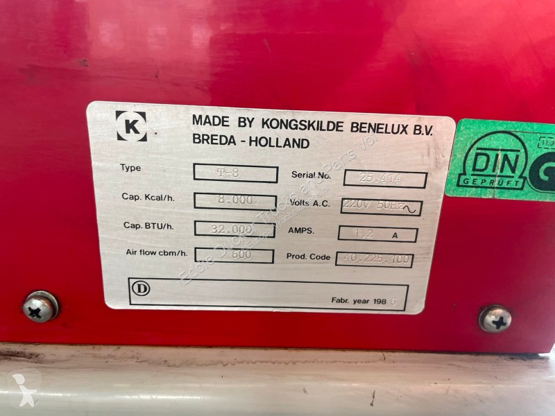 قطع غيار الآليات الثقيلة  KONGSGILDE THERMOBILE...