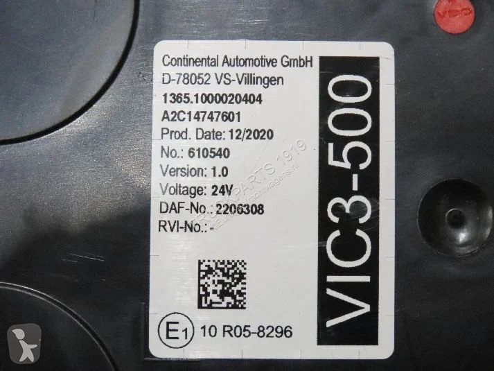 Reservdelar lastbilar Continental Electrical...