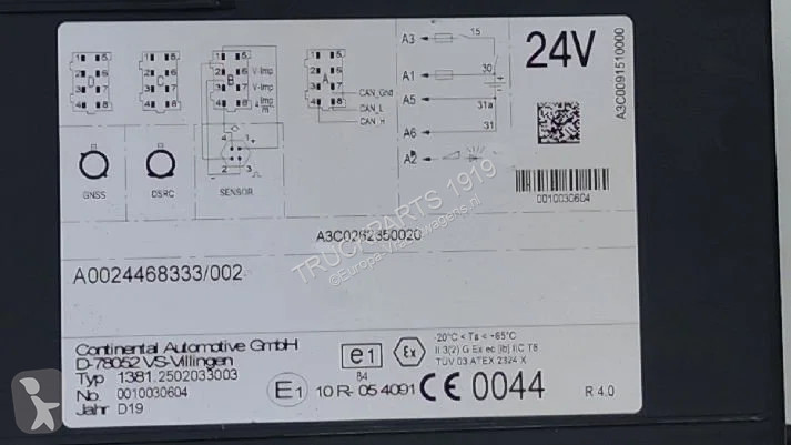 Continental Electrical System Tachograaf R4.0...