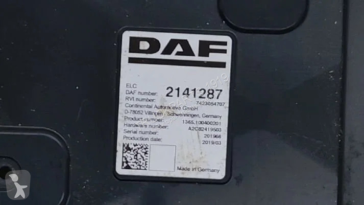 Continental Electrical System ELC ECU DAF truck...