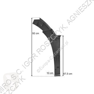 Scania TGS / TG3 (2021-) RH CAB MUDGUARD TRIM...