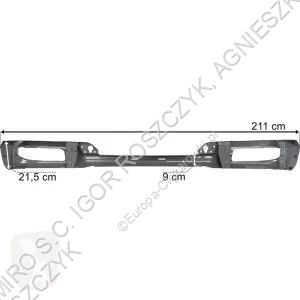 MAN LF EURO6 BUMPER WITH FOG LAMP HOLE truck part