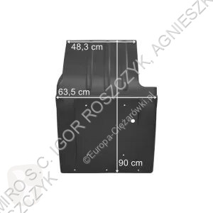 MAN LF 55 12-16T LH CAB MUDGUARD truck part