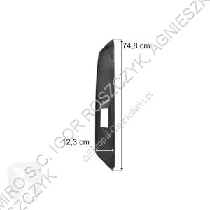MAN FH4 LH CENTRAL MIRROR BRACKET COVER (GRAY)...