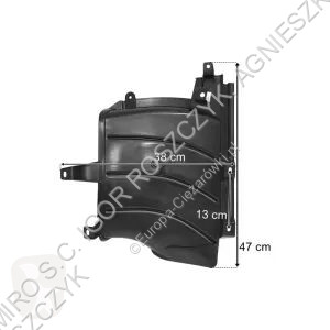 Iveco SERIES R INNER CORNER RH (GRILLED) truck...