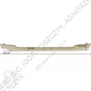 MAN SERIES R / S LOWER GRILLE UPPER MIDDLE TRIM...