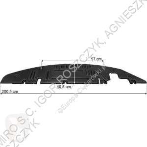 Mercedes VECTOR HE19 LOWER COVER (LOWER STRAP)...