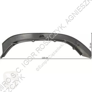 Iveco SERIES R / S UPPER LH INNER MUDGUARD TRIM...
