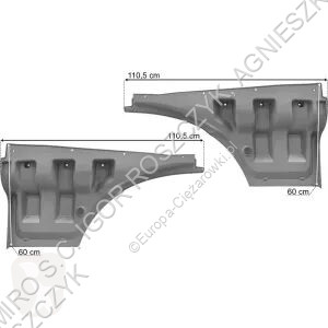 Mercedes MP4 960 DOOR EXTENSION RH + LH truck part