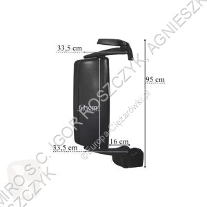 Mercedes TGS HEATED MIRROR RH truck part