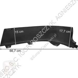 Iveco FH4 (2013-) FRONT BUMPER RIGHT PART truck...