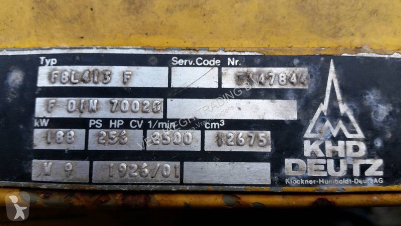 Reservdelar lastbilar Deutz F8L413 F