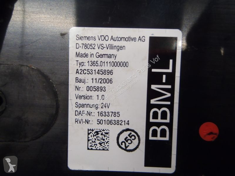 Náhradní díly pro kamiony DAF 1633785 BBM-L...