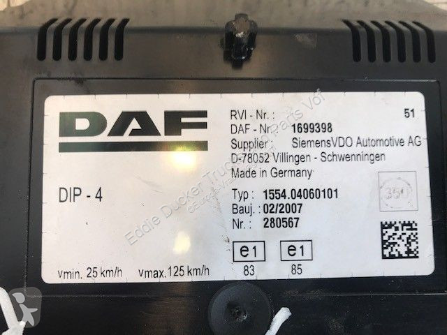 Vrachtwagenonderdelen DAF 1699398 DASHBOARD IV