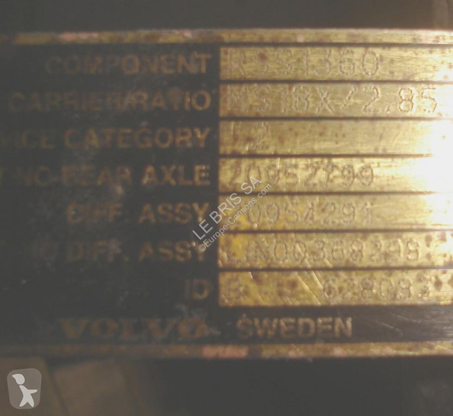 Pièces poids lourds Volvo -500 NEZ DE PONT