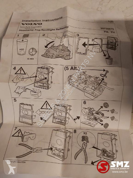 قطع غيار الآليات الثقيلة Volvo Volvo mistlicht...