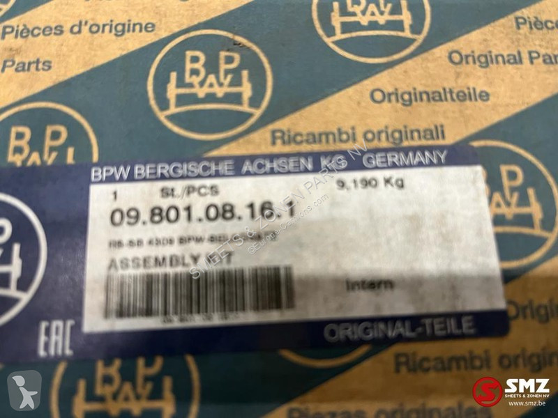 Reservdelar lastbilar BPW Bpw remblok wva29171