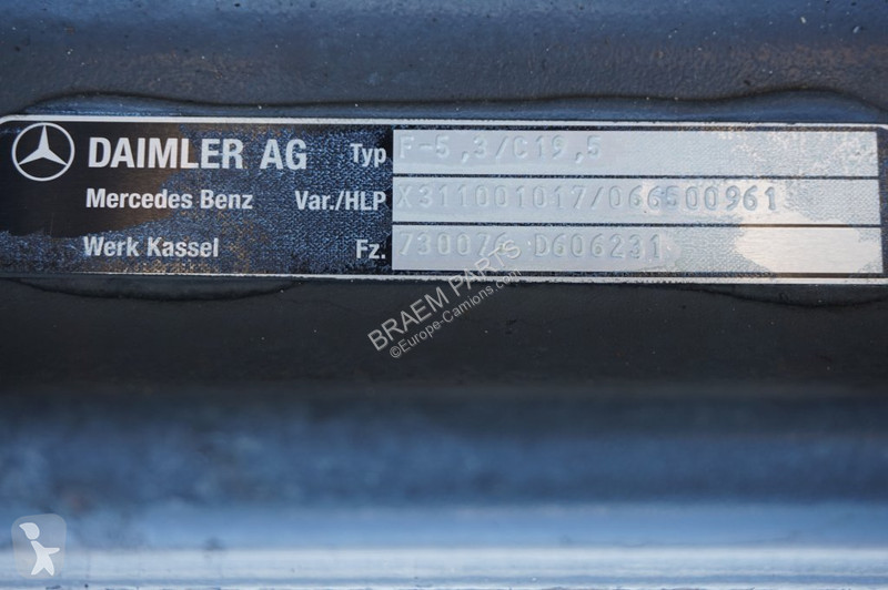 Reservedele til lastbil Mercedes -5.3/C19.5