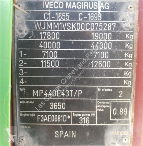 Náhradní díly pro kamiony Iveco Moteur Despiece...