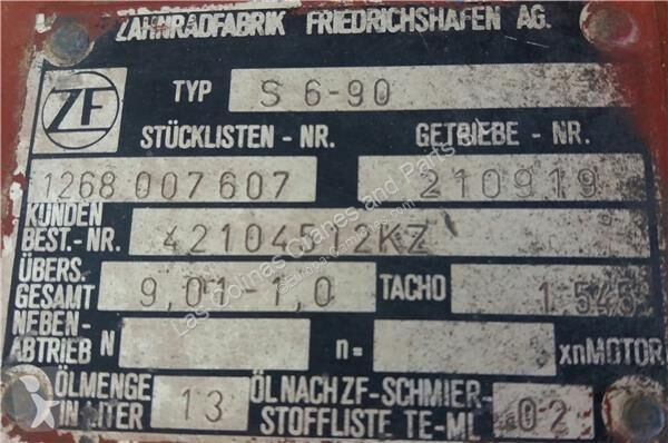 Vrachtwagenonderdelen ZF Boîte de vitesses...
