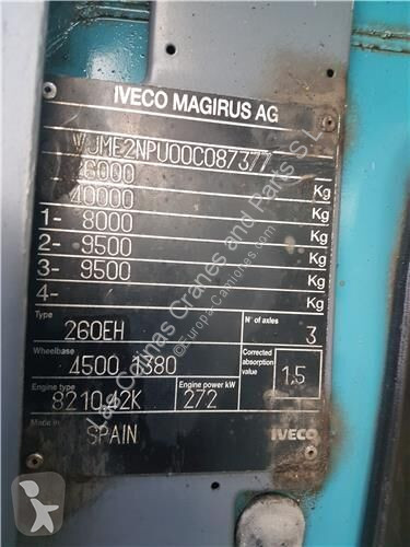 Reservdelar lastbilar Iveco Cabine Cabina...