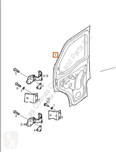 Náhradní díly pro kamiony Iveco Porte Puerta...