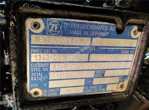 Reservdelar lastbilar MAN Boîte de vitesses ZF...