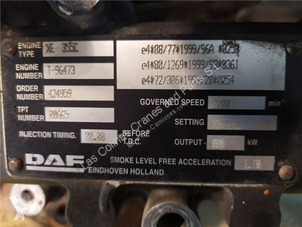 Vrachtwagenonderdelen DAF Moteur Despiece...