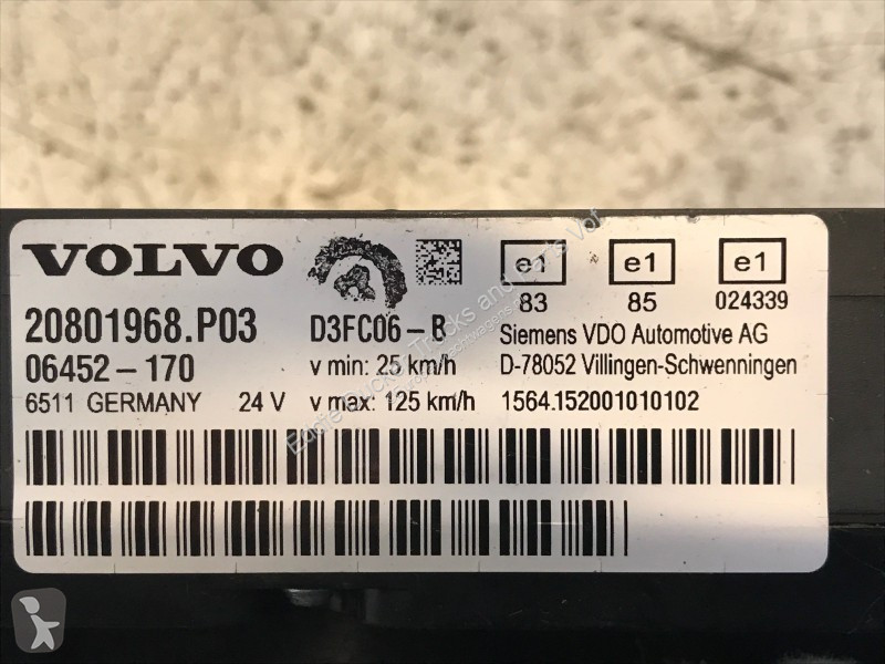 Vrachtwagenonderdelen Volvo 20801968 INSTRUMENT...