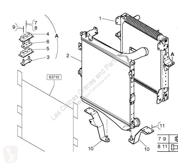 Pièces poids lourds Renault Radiateur de...
