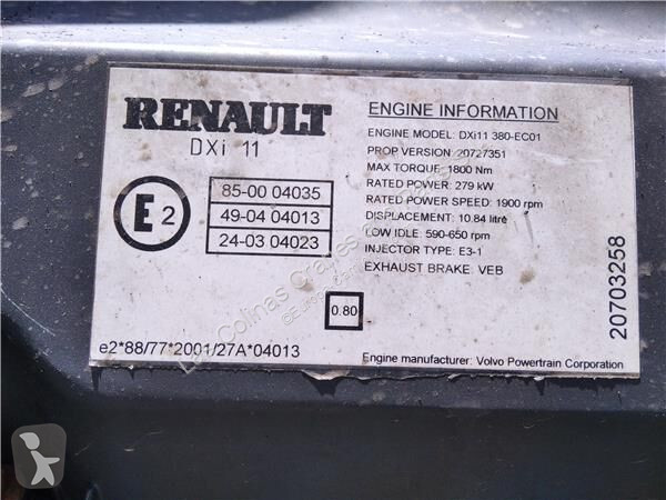 Reservdelar lastbilar Renault Moteur Motor...