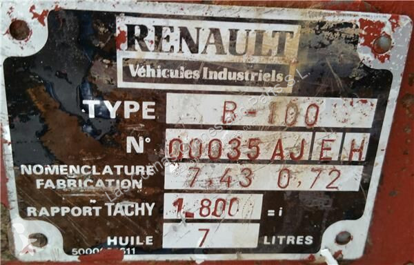 Peças pesados Renault Boîte de vitesses Caja...