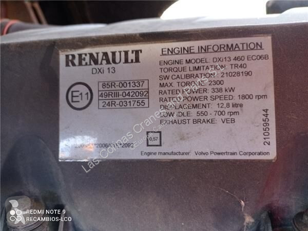 Piese camioane Renault Moteur Despiece Motor...