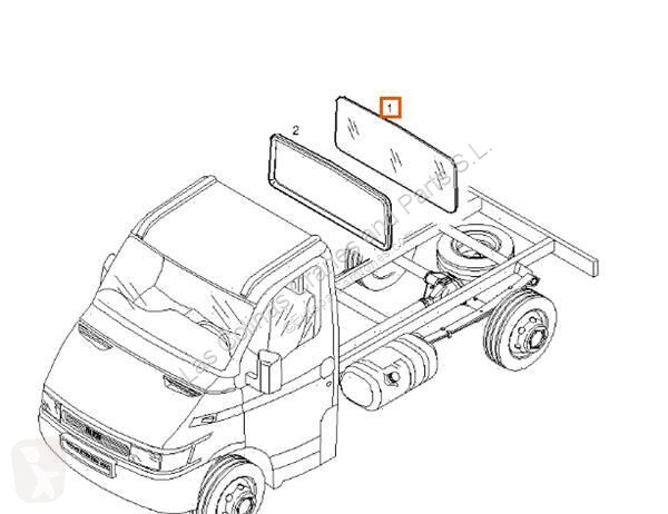 Peças pesados Iveco Rétroviseur extérieur Luna...