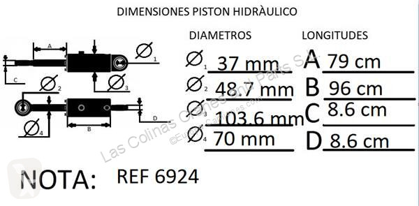 Reservdelar lastbilar Renault Vérin hydraulique...