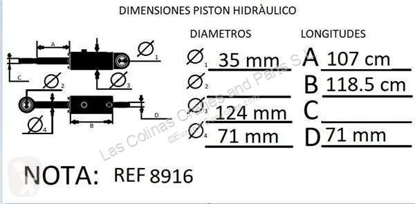 Piese camioane  VÃ©rin hydraulique pour camion
