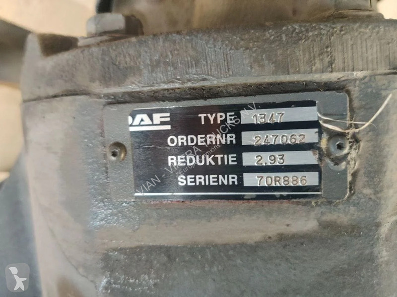 Reservdelar lastbilar DAF AXLE 1347 (CF 75)