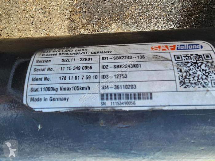 Náhradní díly pro kamiony SAF Sbk2243-135...