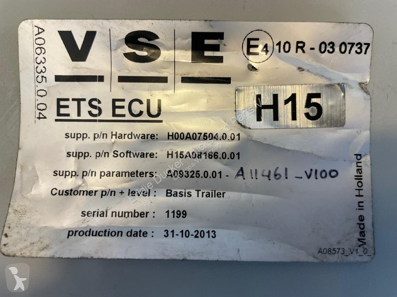 قطع غيار الآليات الثقيلة  V.S.E. ETS ECU H15